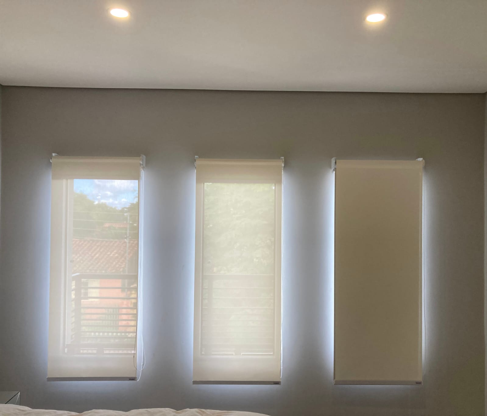 Instalación de Roller Doble Boston + Yvory en San Bernardino — DistriCort Paraguay